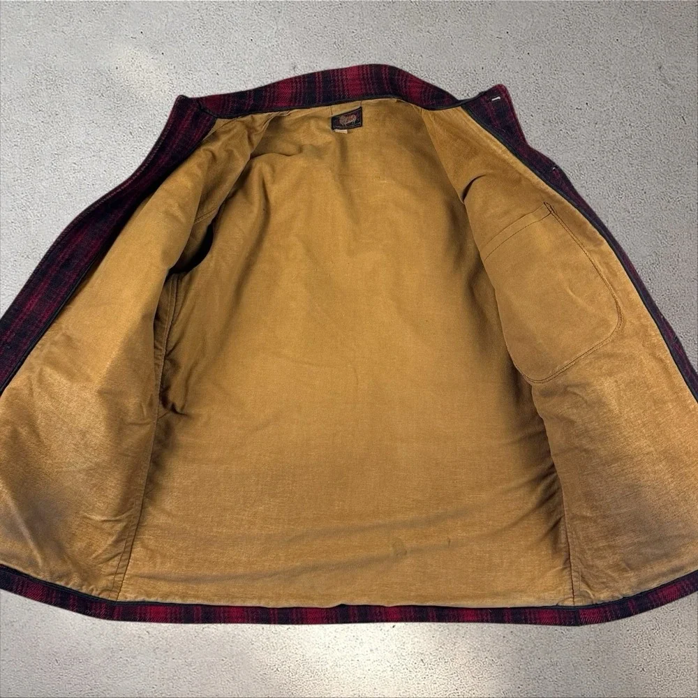 Vintage 40s/50s Woolrich Mackinaw Jacket Sz 40 503 Buffalo Plaid Great‎ Shape